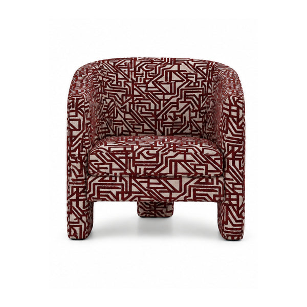 Ellure Armchair (Burgundy)